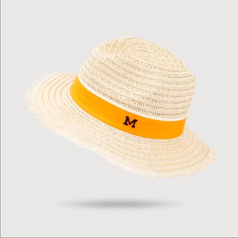 Summer Straw M Orange Beach Hat